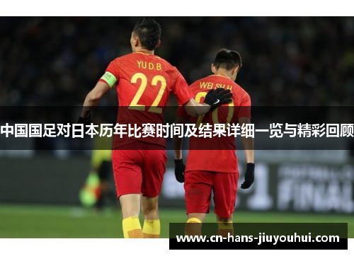 中国国足对日本历年比赛时间及结果详细一览与精彩回顾